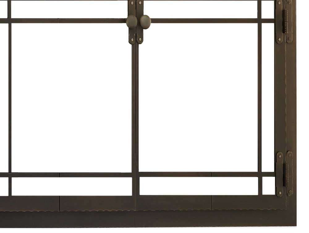 Craftsman - Masonry & Prefab Fireplace Glass Doors - ExceptionalFire