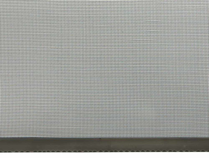Custom Made Single Panel Fireplace Screen - Hammered Edge - ExceptionalFire