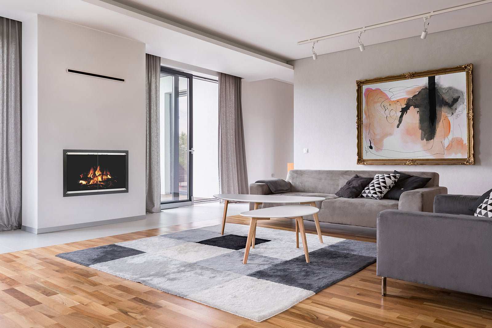 EdgeLine Arch Conversion - Masonry and Prefab Fireplace Doors - ExceptionalFire
