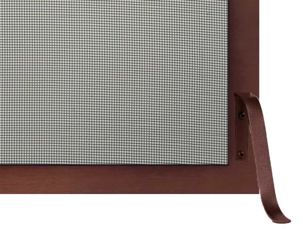 Free Standing Fireplace Screen Handmade to Fit Your Fireplace - Carolina - ExceptionalFire
