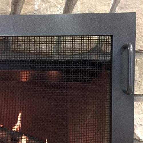 Free Standing Fireplace Screen Handmade to Fit Your Fireplace - Carolina - ExceptionalFire