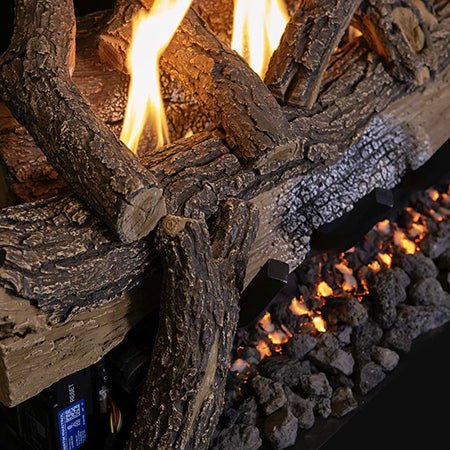 Grand Canyon Red Oak Vent Free Gas Log Set - ExceptionalFire