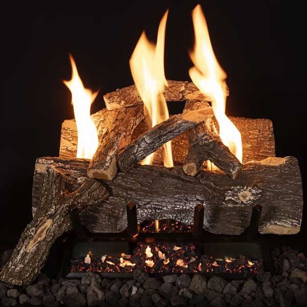 Grand Canyon Weathered Oak Vent Free Gas Log Set - Customized Options - ExceptionalFire
