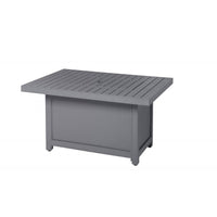 Napoleon Hamptons Grey Gas Fire Table, Rectangular  HAMP1-GY - ExceptionalFire