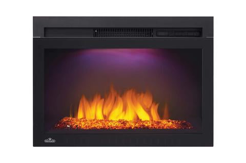 Napoleon Cinema™ Glass 24" Electric Fireplace Inserts - NEFB24HG-3A - ExceptionalFire