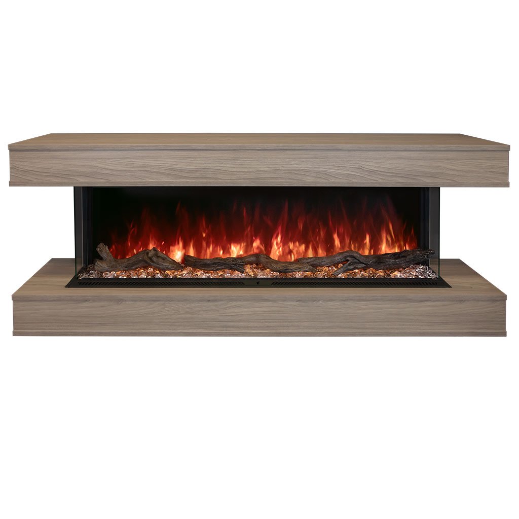 Modern Flames Landscape Pro Multi 80-Inch Three-Sided Electric Fireplace - Model LPM-8016-WMC - ExceptionalFire