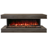 Modern Flames Landscape Pro Multi 80-Inch Three-Sided Electric Fireplace - Model LPM-8016-WMC - ExceptionalFire