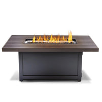 Napoleon Muskoka Wood Grain Gas Fire Table, Rectangular MUSK1-BZ - ExceptionalFire