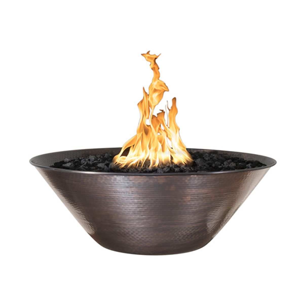 Remi Hammered Copper Fire Bowl - ExceptionalFire