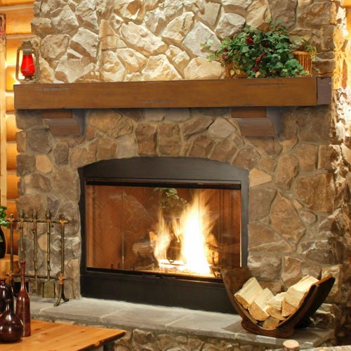 Shenandoah Wood Shelf - Medium Rustic Distressed - ExceptionalFire