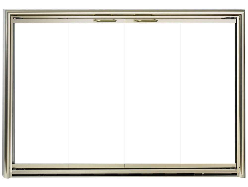 Silhouette - Masonry & Prefab Fireplace Glass Doors - ExceptionalFire