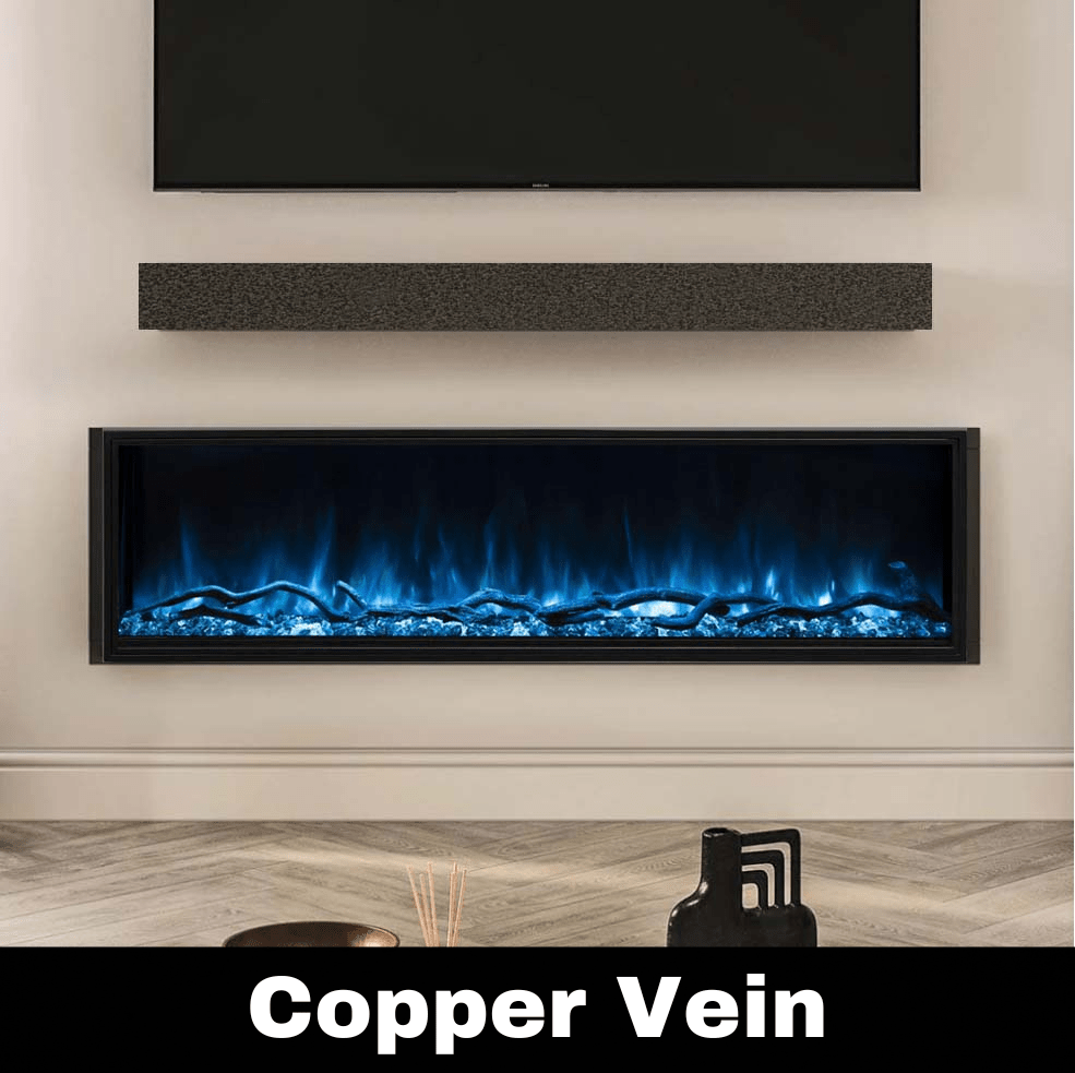 Standard Sizes Non-Combustible Steel Mantel Shelves - 12 Finishes Available - ExceptionalFire