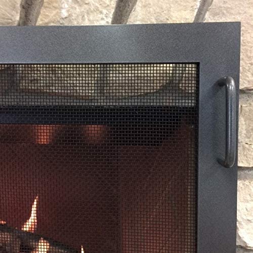 Steel Custom Single Panel Fireplace Screen Carolina Pond- Custom Size - ExceptionalFire