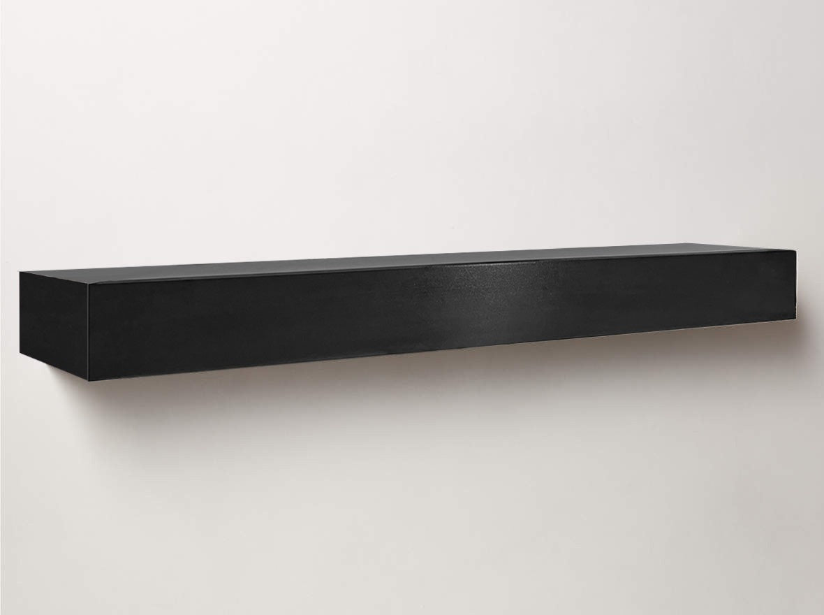 Steel Fireplace Mantel Shelves, Non-Combustible, 14 Finishes, Made to Order by Design Specialties - ExceptionalFire