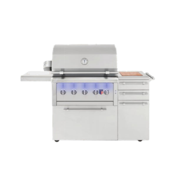 American Made Grills Ovation 36-Inch Freestanding Hybrid Grill