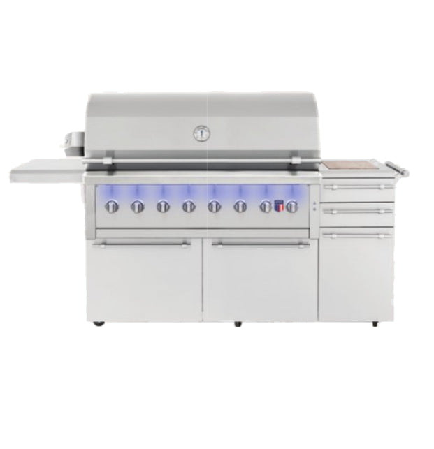 American Made Grills Ovation 54-Inch Freestanding Hybrid Grill